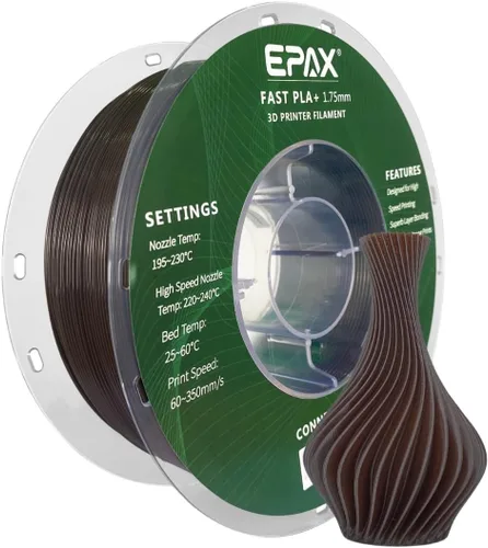 Vista 18 de EPAX High Speed PLA+ Filamento para Impresora 3D, Filamento de Impresión 3D de PLA Rápido, 1.75mm, Precisión Dimensional +/- 0.03 mm, Carrete de 1KG