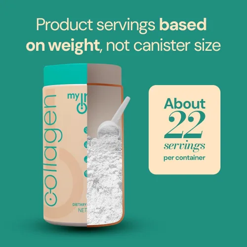 Vista 5 de Péptidos de colágeno - Polvo de colágeno bovino puro hidrolizado tipo I - Sin sabor, alimentado con pasto, apto para dieta keto y paleo, sin OMG