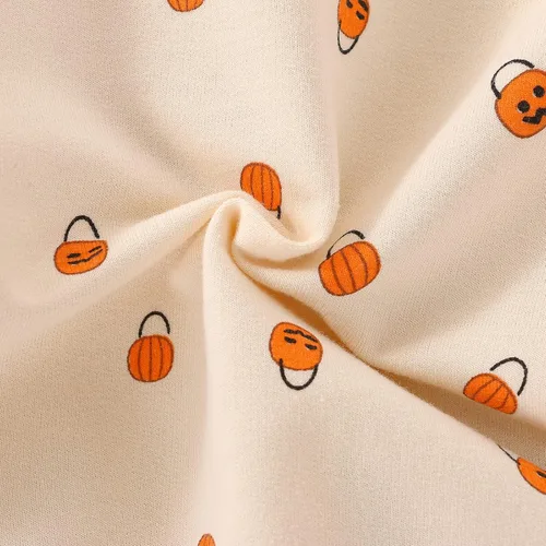 Vista 26 de Sudadera de calabaza para bebé, niña, niño, Halloween, sudadera de gran tamaño, mameluco de burbujas, suéter