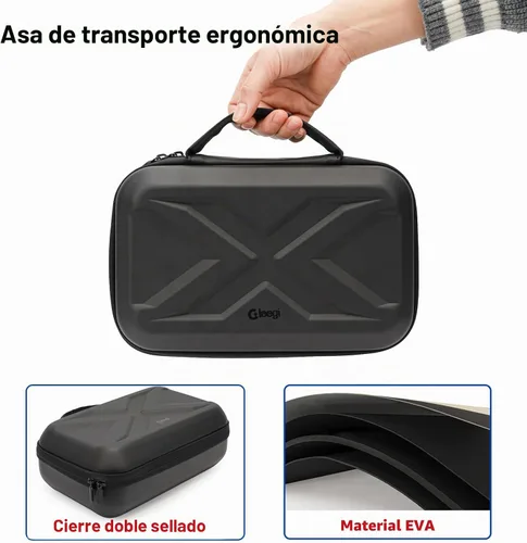Vista 5 de Funda de protección EVA compatible con NOCO Jump Starters Boost GB50: 1500A/Boost X GBX55: 1750A/Boost HD GB70/Boost X GBX75UltraSafe, caja