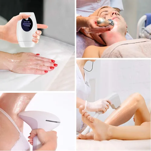 Vista 3 de Uso de gel de enfriamiento con dispositivo de depilación láser y máquina facial de radiofrecuencia RF para mujeres y hombres 300ML