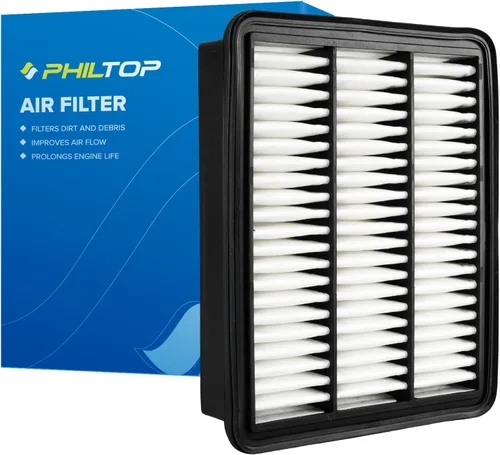 Vista 32 de PHILTOP CA9525 Engine Air Filter for Kia Sorento 2003-2009 Flexible Panel, Increased Acceleration, Engine Protection, Easy Install, No Tools