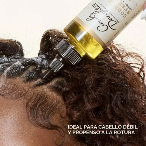 Vista 3 de Carol's Daughter Goddess Strength 7 Oil Blend - Mezcla de aceite para cuero cabelludo y cabello para ondas, espirales y rizos, tratamiento capilar