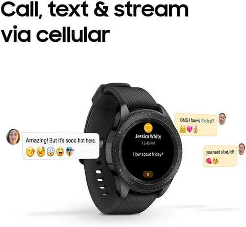 Vista 7 de Reloj Samsung Galaxy 46 mm Plateado Bluetooth SM-R800NZSAXAR