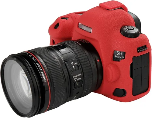 Vista 11 de Funda para cámara Canon 5D Mark IV 5D IV 5D4 - Funda protectora de silicona para DSLR, jaula desmontable, a prueba de golpes, a prueba de polvo Negro