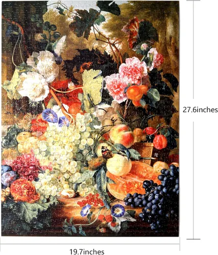 Vista 2 de Bgraamiens Puzzle-Fruit Feast-Rompecabezas cuadrado de 1000 piezas para adultos