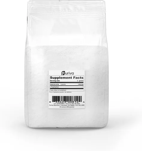 Vista 2 de Nutrición L-triptófano en polvo, 1 libra