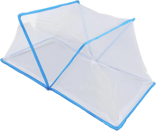 Vista 5 de Tienda de campaña portátil, plegable, fácil de almacenar, para niños, para viajes (azul)