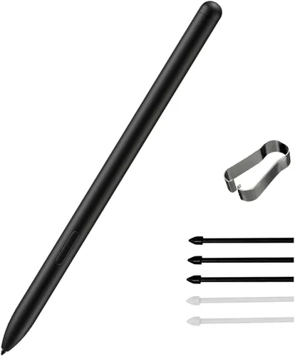 Vista 6 de Tab S9 - Lápiz capacitivo de repuesto compatible con Samsung Galaxy Tab S9, S9 Plus, S9 Ultra S Pen, Tab S9+, Tab S9 Ultra, todas las versiones Beige