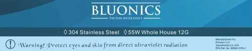Vista 4 de BLUONICS Bombilla de repuesto UV 55W 4 clavijas para purificador de agua Luz ultravioleta
