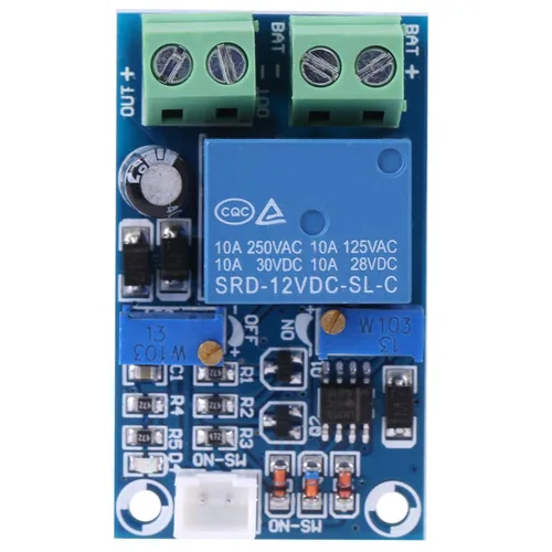 Vista 6 de FTVOGUE FTVOGUE - Placa de protección de batería de 12 V, módulo de protección de recuperación de interruptor automático de bajo voltaje de corte