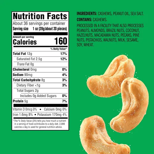 Vista 2 de Emerald Nueces Enteras Tostadas y Saladas (Paquete de 1), Bolsa resellable de 5oz, Proteína a Base de Plantas, Certificada Kosher, Sin GMO, No