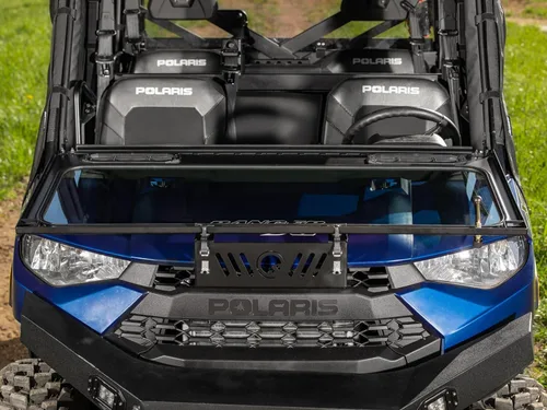 Vista 4 de SuperATV Polaris Ranger XP 1000 Limpiaparabrisas de cristal abatible del lado del conductor