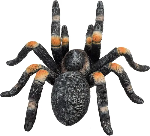 Vista 2 de MOJO - Tarántula Figura de juguete pintada a mano Colección de vida silvestre Fiel a la vida y altamente detallada Diseñado en Reino Unido
