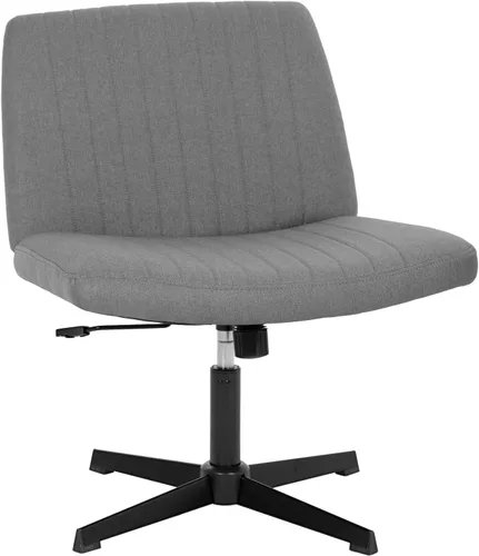 Vista 10 de PayLessHere Silla cruzada con ruedas Rosa Silla de escritorio sin brazos
