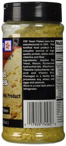 Vista 2 de Red Star Levadura nutricional - VSF Mini Flake- 5 oz cada uno (paquete de 6)