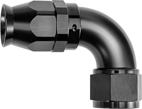 Vista 7 de EVIL ENERGY - Adaptador de manguera de una pieza PTFE 4AN de 30 grados, aluminio, color negro