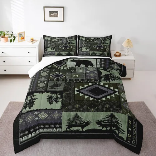 Vista 27 de Feelyou Juego de edredón Groovy de los años 60 y 70 para niños, edredón retro de flores hippie para niños y adolescentes, juego de ropa de cama