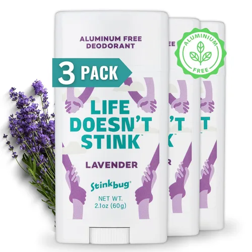 Vista 28 de Stinkbug Naturals - Desodorante orgánico sin aluminio con aceite de coco y aceites esenciales, sin parabenos, desodorante para piel sensible, 2.1