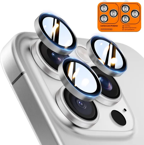 Vista 73 de TOCOL Protector de lente de cámara para iPhone 13 / iPhone 13 Mini vidrio templado HD individual resistente a los arañazos, accesorios compatibles