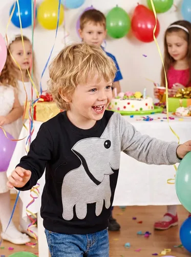 Vista 6 de Sudaderas para niños, lindas camisas de elefante, ropa para niños, sudadera con capucha tipo pullover para niños pequeños, sudadera de algodón
