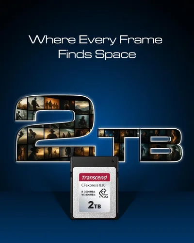 Vista 6 de Transcend CFexpress830 - Tarjeta de memoria de 512 GB, hasta 3500 MB/s, captura de video 4K8K para Canon
