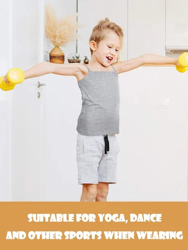 Vista 5 de SATINIOR Camiseta sin mangas con tirantes delgados, 4 piezas para niñas