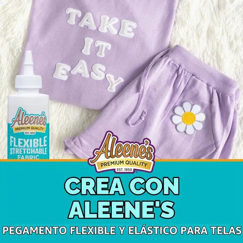 Vista 2 de Aleene's AR70-2 Pegamento flexible para tela estirable, 4 onzas, multicolor