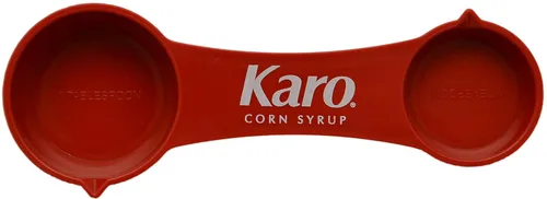 Vista 8 de Karo Jarabe de maíz ligero con vainilla real, botella de 32 onzas con cuchara medidora Karo