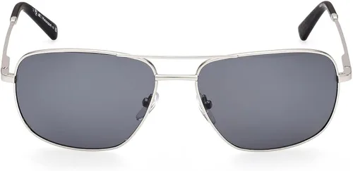 Vista 8 de BMW Gafas de sol de metal polarizadas rectangulares para hombre, paladio mate, 59, Paladio mate.