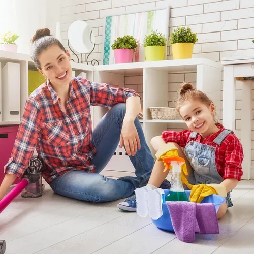 Vista 5 de Lallisa 12 piezas de cepillos para limpieza con mango cómodo de agarrar, resistente, cerdas rígidas, flexibles, cepillos a granel para ducha, baño