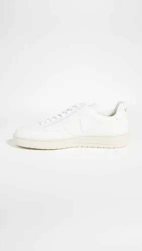 Vista 6 de Veja Tenis de cuero V-12 para hombre, Blanco