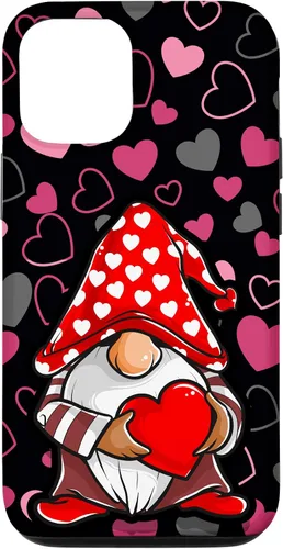 Vista 28 de Cute Gnome Valentine Heart Pattern Cozy Love Design Case for iPhone 17