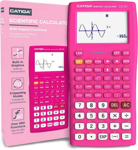 Vista 10 de Calculadora científica CATIGA con funciones gráficas, múltiples modos con interfaz intuitiva, perfecta para principiantes y cursos avanzados