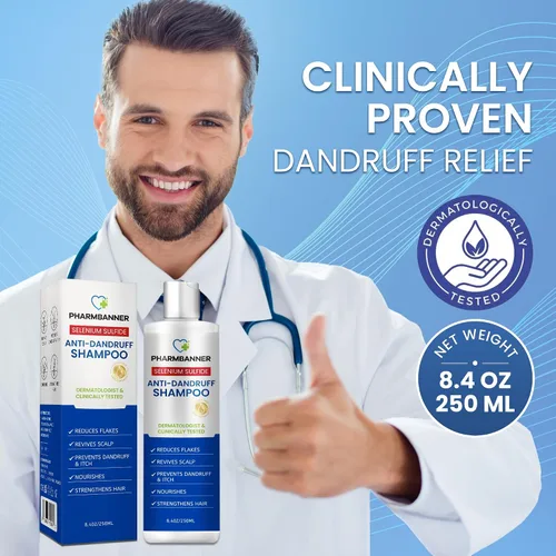Vista 3 de PHARMBANNER Champú para el cuidado del cuero cabelludo – Fórmula de renovación del cuero cabelludo para cuero cabelludo escamoso, picazón y grasa