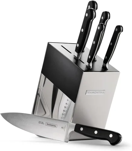 Vista 10 de Tramontina Pro Series - Juego de cuchillos de cocina de precisión forjados de 3 piezas