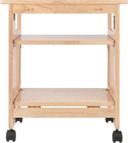 Vista 3 de Winsome Mission 81628 - Soporte de madera para impresora móvil (2 estantes, color marrón)