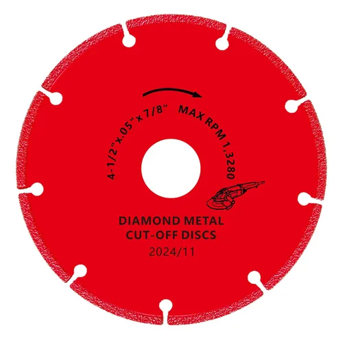 Vista 6 de FOXBC Rueda de Corte de Diamante de 4-1/2 Pulgadas, Corte de Metal para Amoladora Angular, Más de 5000 Cortes en Varilla Corrugada, Acero