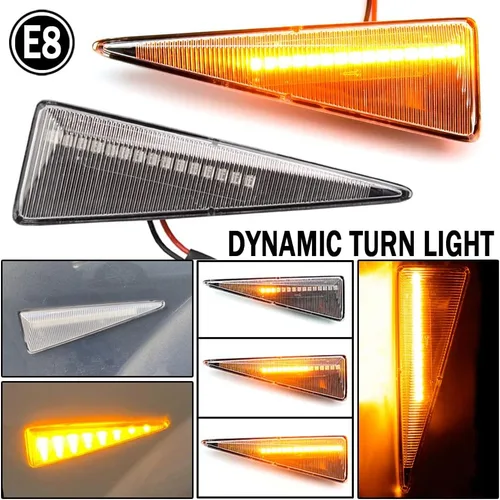 Vista 5 de Lámpara de señal de giro LED delantera para guardabarros lateral, compatible con Renault Megane MK2 CC Espace MK4 Scenic MK2 Wind Avantime Thalia 2