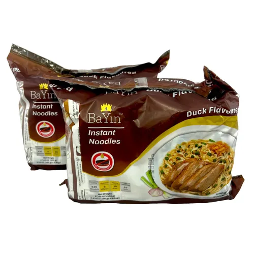Vista 9 de Bayin - Fideos instantáneos - no fritos - secos 3.53oz (100g) (5, sabor a pollo y coco)