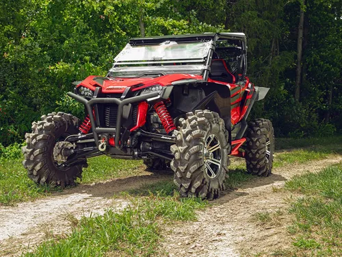 Vista 3 de Guardabarros SuperATV para Honda Talon 1000X / 1000R / 2020+ 1000X-4 Durabilidad extrema Protege contra rocas, suciedad, arena y otros desechos