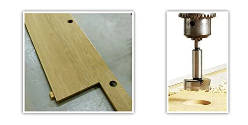 Vista 3 de Amana Tool - Broca Forstner de acero de alto carbono FO-558 Dia 2-1/4 de diámetro x 1/2" vástago