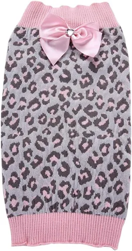 Vista 12 de Suéter de dos patas de algodón acanalado para Halloween, cuello alto a rayas alces estampado de Navidad para Teddy, Chihuahua, Shih Tzu, Yorkshire