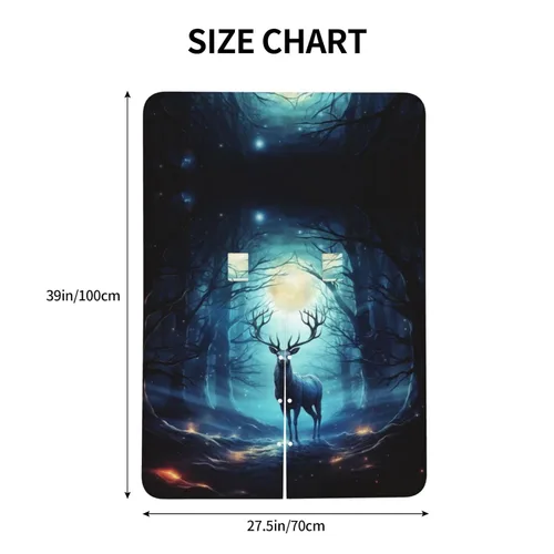Vista 5 de Baby Car Seat Canopy Cover for Mom, Soft Breathable Nursing Breastfeeding Covers Multi Use Stroller Sun Shade Newborn Shower Gift，Moonlight Deer