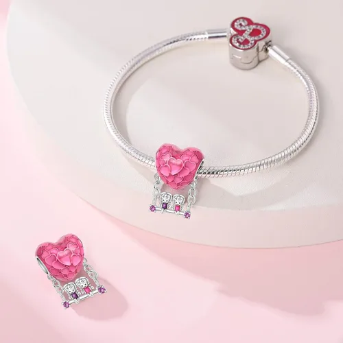 Vista 177 de KUNSIR Los abalorios se adaptan a pulseras Pandora para mujer, plata de ley 925, cuentas colgantes de joyería para niñas, dijes de feliz cumpleaños