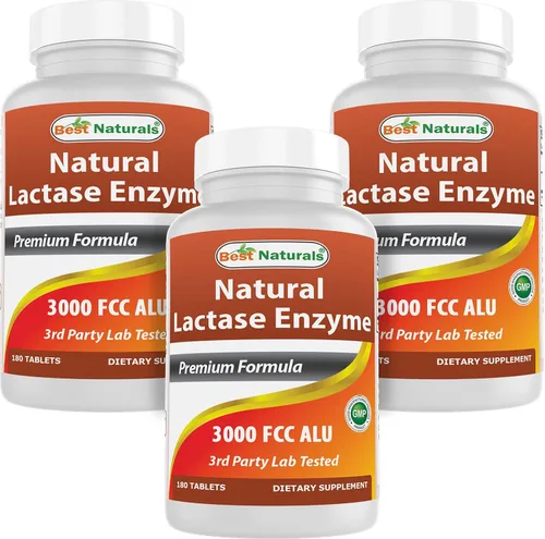 Vista 12 de Best Naturals Tabletas de alivio de intolerancia a la lactosa con enzima lactasa natural, lactasa de acción rápida de alta potencia, 9000 ALU FCC