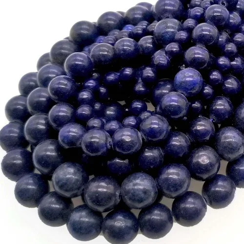 Vista 6 de Cuentas de ágata de pavo real natural de 0.236 in, cuentas redondas lisas de materiales de bricolaje, pulsera, collar, aretes, fabricación de joyas