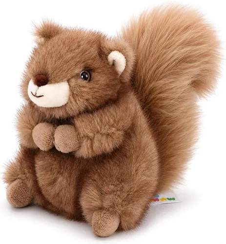 Vista 13 de Juguete de peluche suave de ratón sentado, azul