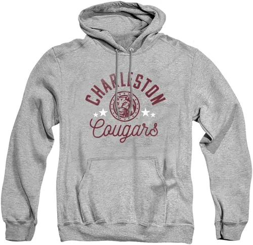 Vista 6 de LOGOVISION Colección oficial de sudaderas con capucha para adultos con capucha de la mascota desgastada Abilene Christian Wildcats
