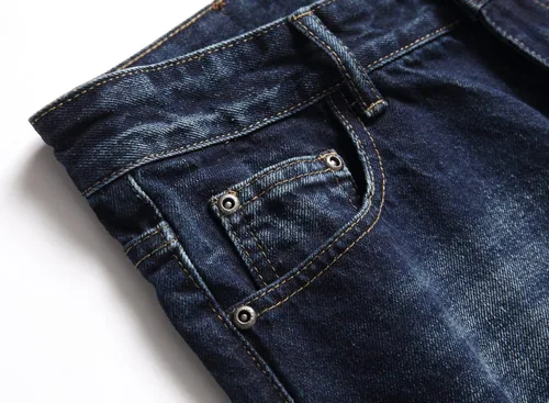Vista 4 de AITITIA Jeans rasgados de ajuste regular para hombre